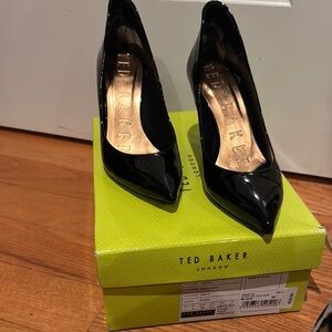 Ted Baker Women's Black Patent Leather Heels